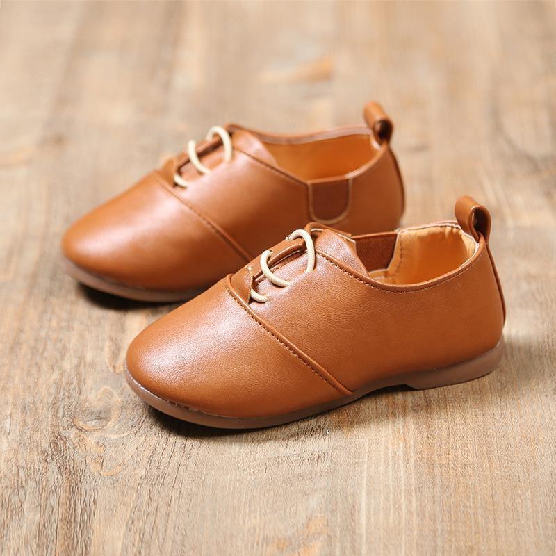 Luxury Leather Spring And Autumn Children Durable Shoe Boys And Girls Shoes Baby Walkers Casual Shoes Stevvex