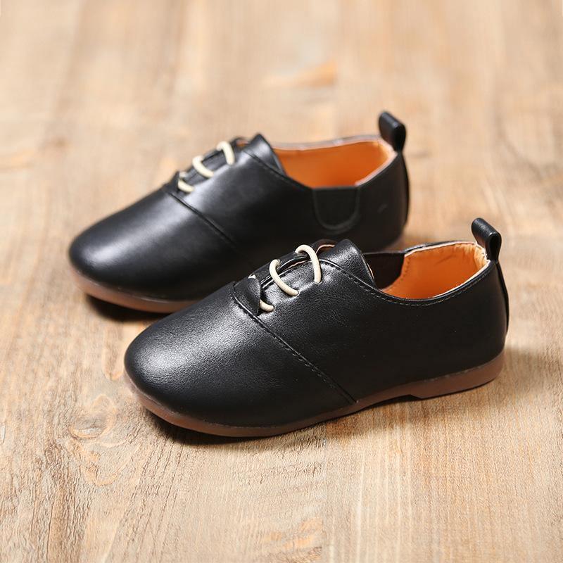 Luxury Leather Spring And Autumn Children Durable Shoe Boys And Girls Shoes Baby Walkers Casual Shoes Stevvex