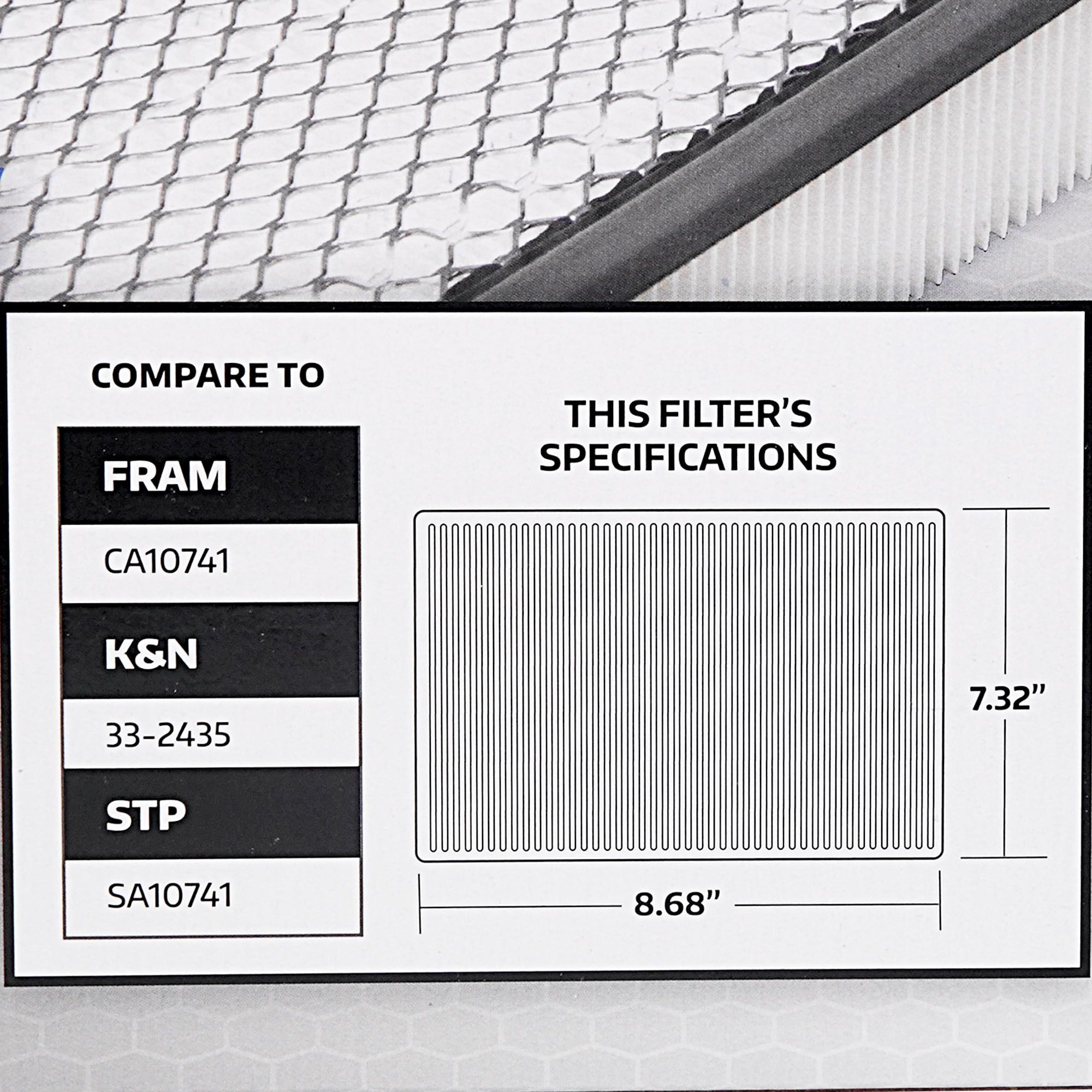 Super Tech 3285 Engine Air Filter, Replacement Filter for Toyota