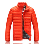 Men's light down jacket men's stand collar winter jacket XL men's men's