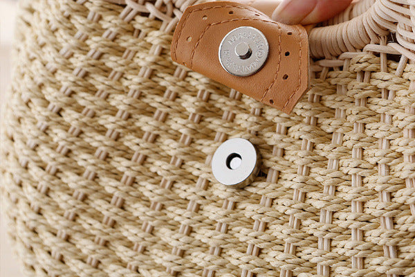 Rattan handbag Pi-Mart