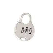 Zinc alloy saber silk screen cross code lock mini lock backpack padlock luggage padlock Pi-Mart