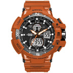 Modern Sport Watch For Men and Woman With LED Digital Quartz Display Men's Top Brand Luxury Digital-watch Relogio Masculino In Army Military Popular Design Waterproof 50M - SJB-DIAMOND ELITES