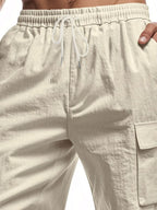 Men's Full Size Drawstring Shorts with Cargo Pockets Plus Size
