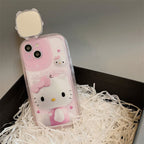 Creative Lens Makeup Mirror Stand Phone Cases For iPhones - SJB-DIAMOND ELITES