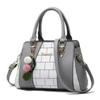 High Quality Contrast Color Messenger Bag For Ladies