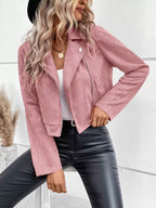 SleekRide Moto Jacket: Elevate Your Edge THRIXINE