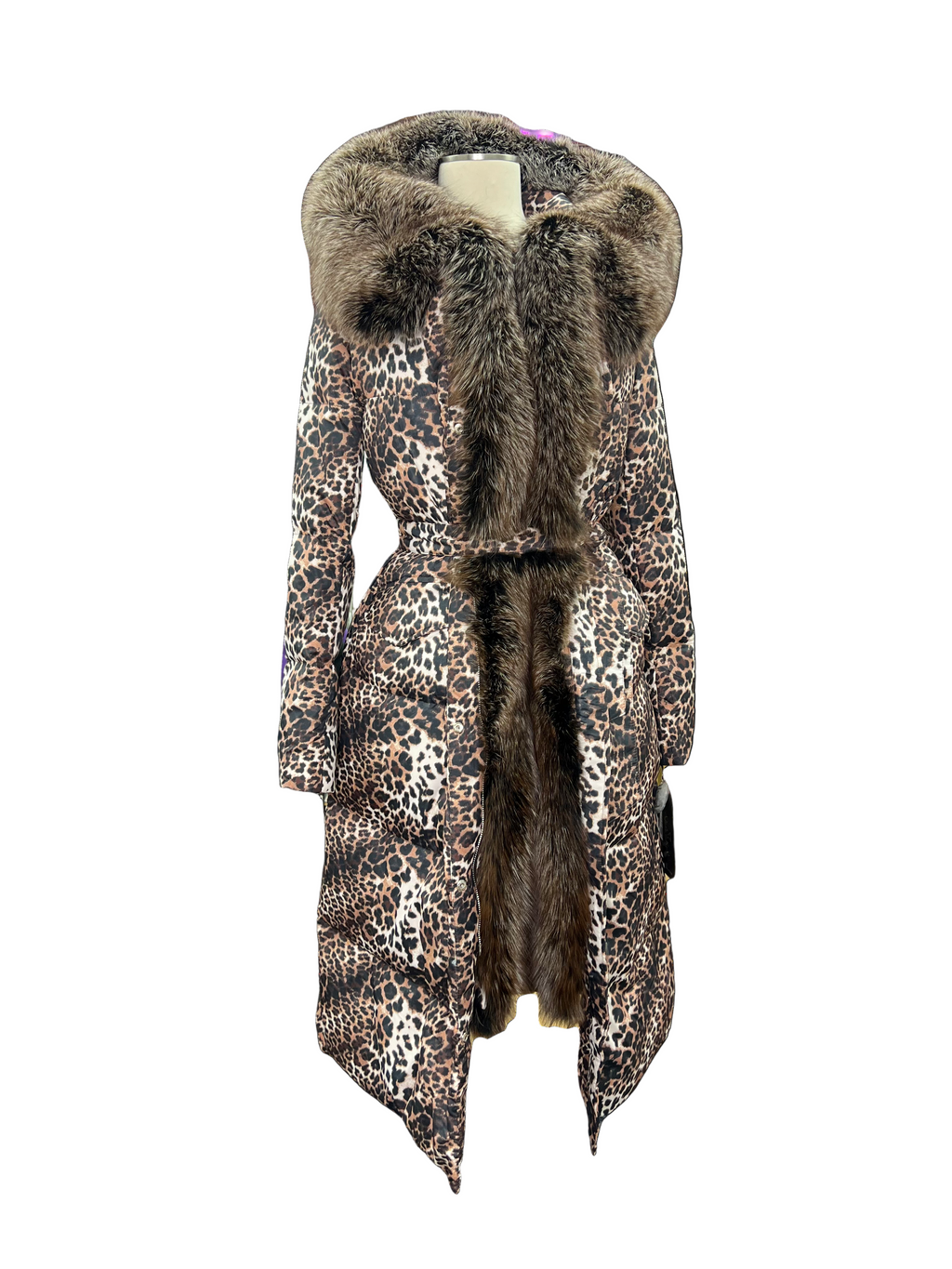 Genuine Silver Fox Down Insulated Parka - SJB-DIAMOND ELITES