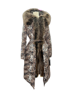 Genuine Silver Fox Down Insulated Parka - SJB-DIAMOND ELITES