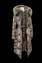 Genuine Silver Fox Down Insulated Parka - SJB-DIAMOND ELITES