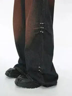 Wide Leg Jeans with Pockets