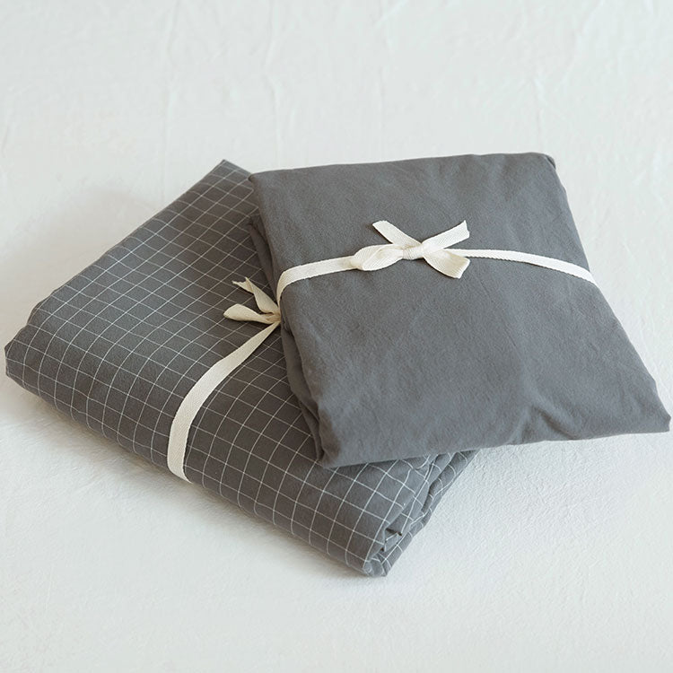 Washed Cotton Four-piece Duvet Cover Bedding Pi-Mart