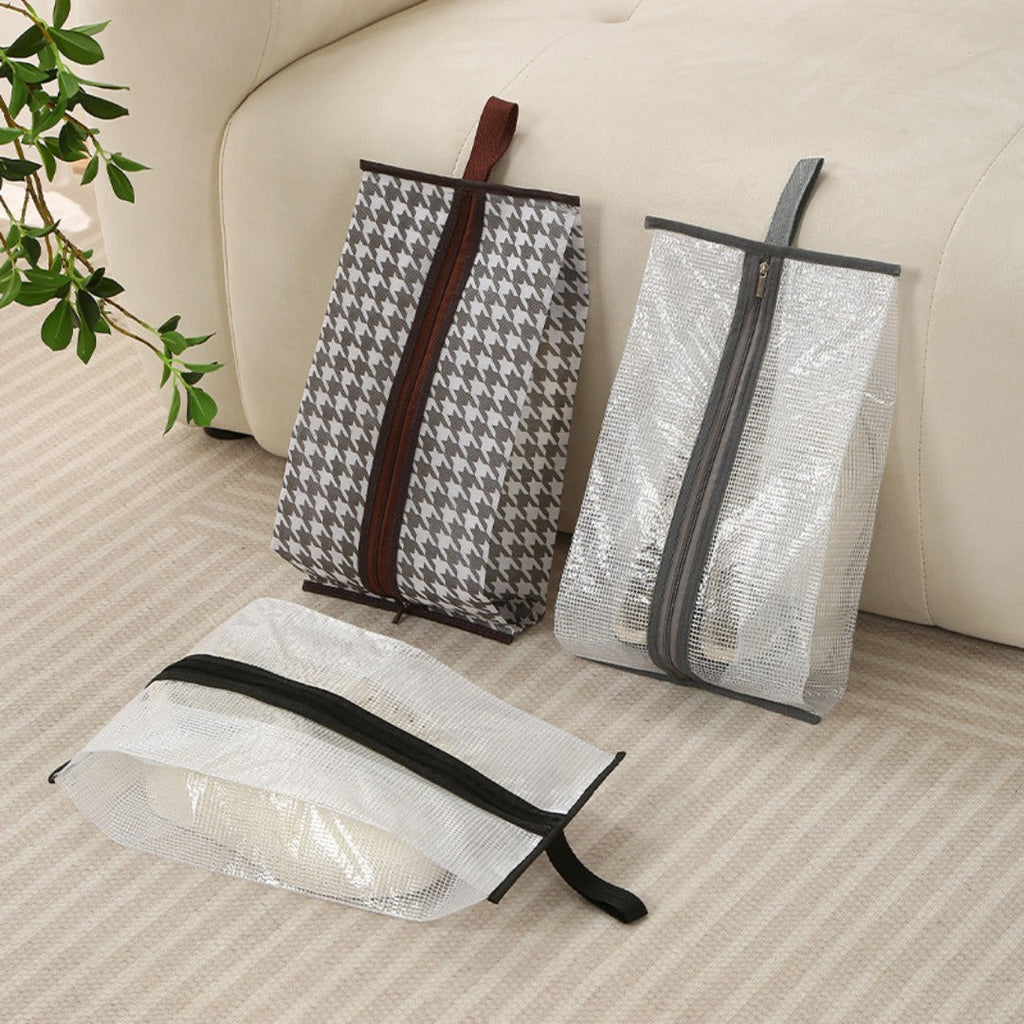 shoe storage bag, multi-functional tote transparent shoe bag, dust-proof and moisture-proof shoe bag, long boots and short boots protective bag. - SJB-DIAMOND ELITES