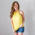 Back Keyhole Halter Tank – Sexy & Versatile Summer Top - SJB-DIAMOND ELITES
