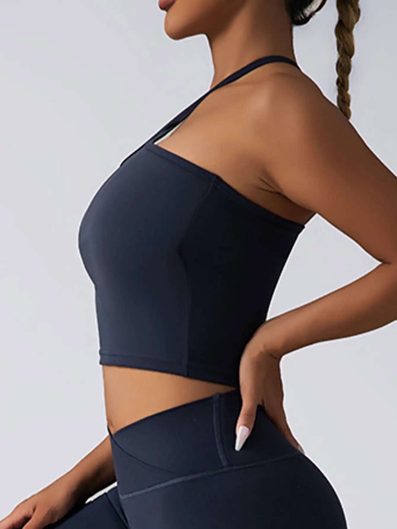 Crop Top With Built In Pads Sports Bras For Women - SJB-DIAMOND ELITES