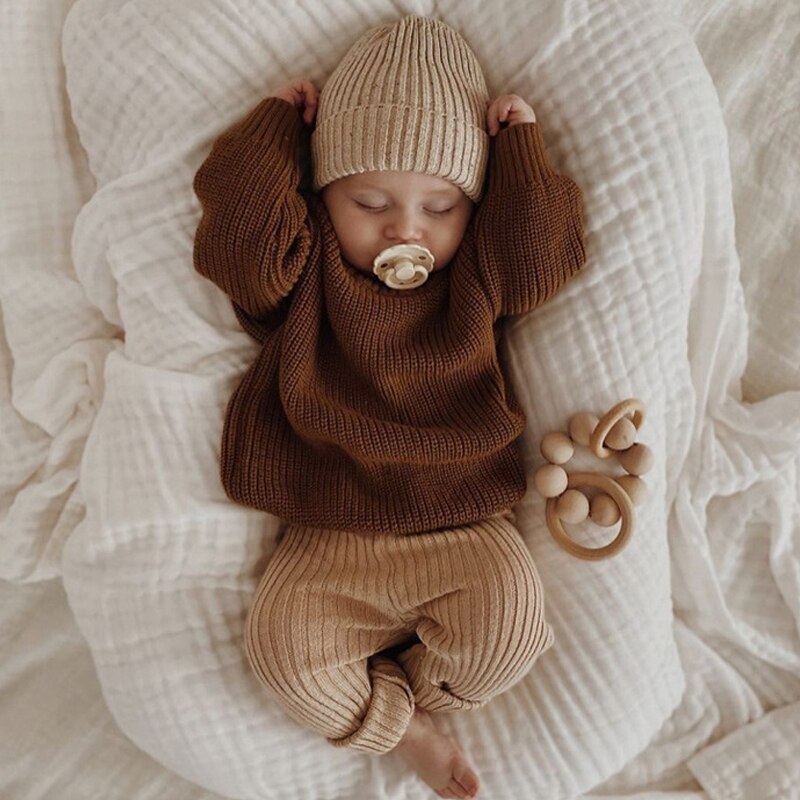 Knitted Sweater Baby Outerwear Pi-Mart