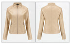 Women's motorcycle leather jacket Pi-Mart