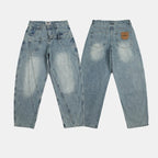 Double Waist Design Loose Leisure Workwear Trousers Lootquake LLC