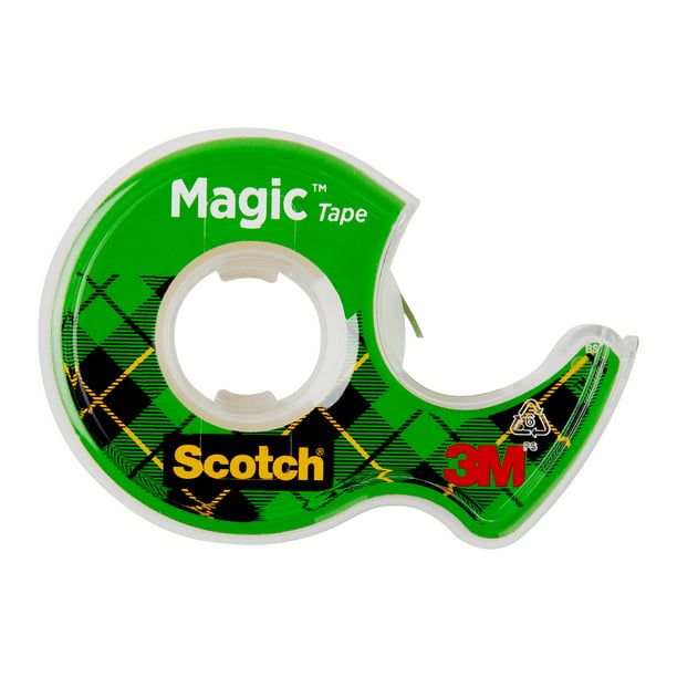 Scotch Magic Tape Dispenser. ? in. x 325 in., 3 Dispenser