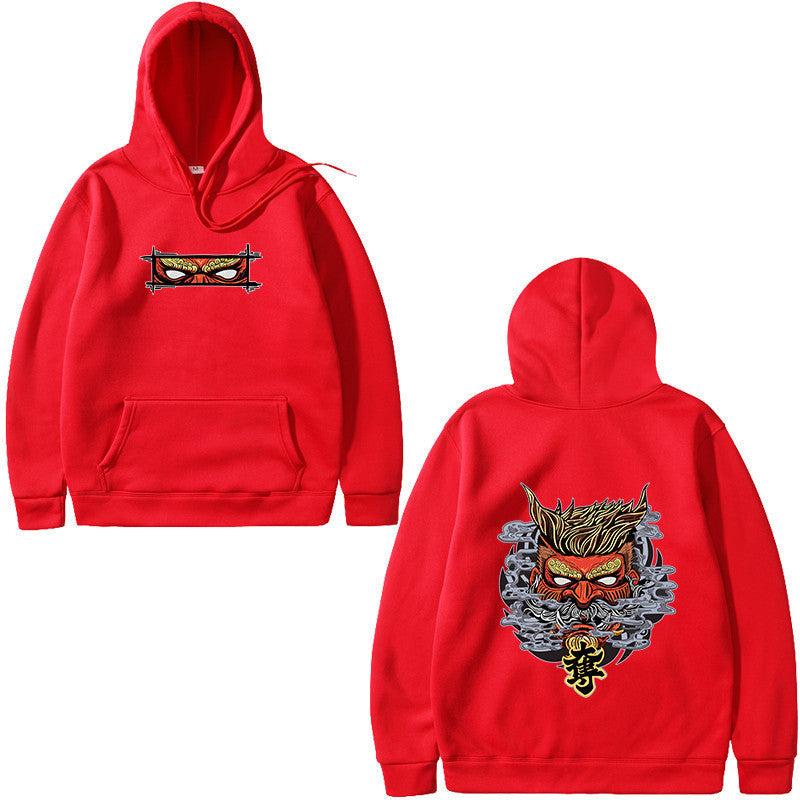 Hooded sweatshirt with pullover print Pi-Mart