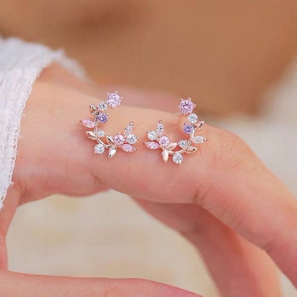 Christmas Snowflake Stud Earrings Pi-Mart