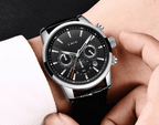 Men's  Waterproof Watch With Chronometers Day View Sport Analog Watches Excellent Look Perfect Gift For Him Stevvex