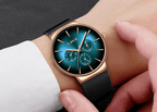 Men's Elegant Watch With  Stainless Steel Straps And Chronometers For Day And Date Display Unique Design Perfect Gift For Man And Women Stevvex