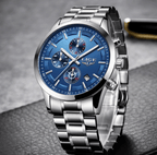 Men's Waterproof  Watch With Chronometers And Date Display Unique Design Perfect Gift Stevvex