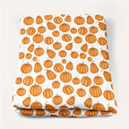 Cozy Pumpkin Print Flannel Throw Blanket - Perfect For Fall, Thanksgiving & Christmas Gifts | Soft, Warm & Reversible | Ideal For Couch, Bed, Office & Travel