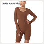 Women's Fashion Simple Solid Color Bodysuit - SJB-DIAMOND ELITES