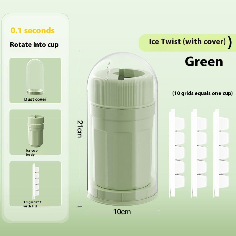 Plastic Rotating Ice Cube Mold Food Grade Household Ice-making Cup Pi-Mart