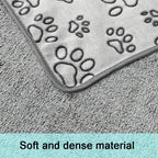 1pc Comfy Puppy Blanket with Cute Paw Prints - Soft, Warm Fleece for Dogs and Cats - Ideal for Nap Time and Travel