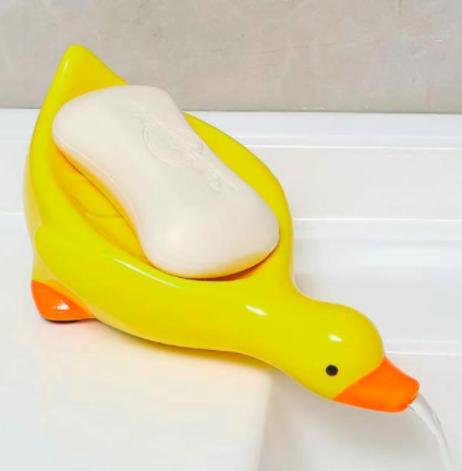 Cartoon Creative Cute Duck-shaped Ceramic Soap Box Pi-Mart