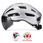 Magnetic Suction Goggles Unisex Mountain Highway Color Changing Cycling Bicycle Helmet Lootquake LLC