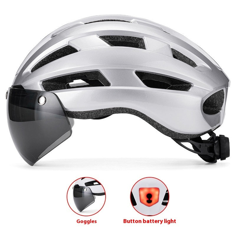 Magnetic Suction Goggles Unisex Mountain Highway Color Changing Cycling Bicycle Helmet Lootquake LLC