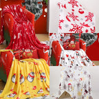 1pc Christmas Plush Bed Blanket, Soft Comfortable Blanket For Sofa Office Bed Camping Travelling Christmas Gift Lootquake LLC