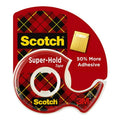 Scotch Super Hold Tape, Clear, 3/4" x 500", 1 Dispenser