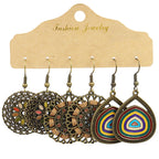 Flower earring set