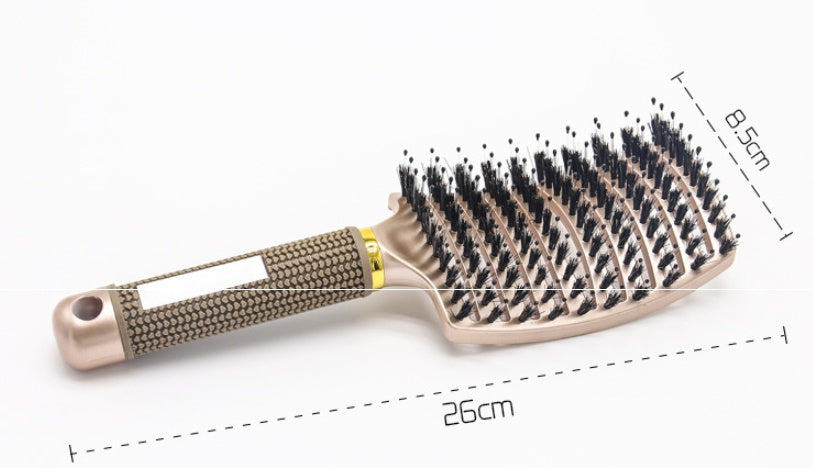 Hairbrush Anti Klit Brushy Haarborstel Women Detangler Hair Brush Bristle Nylon Scalp Massage  Teaser Hair Brush Comb Pi-Mart