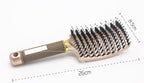 Hairbrush Anti Klit Brushy Haarborstel Women Detangler Hair Brush Bristle Nylon Scalp Massage  Teaser Hair Brush Comb Pi-Mart