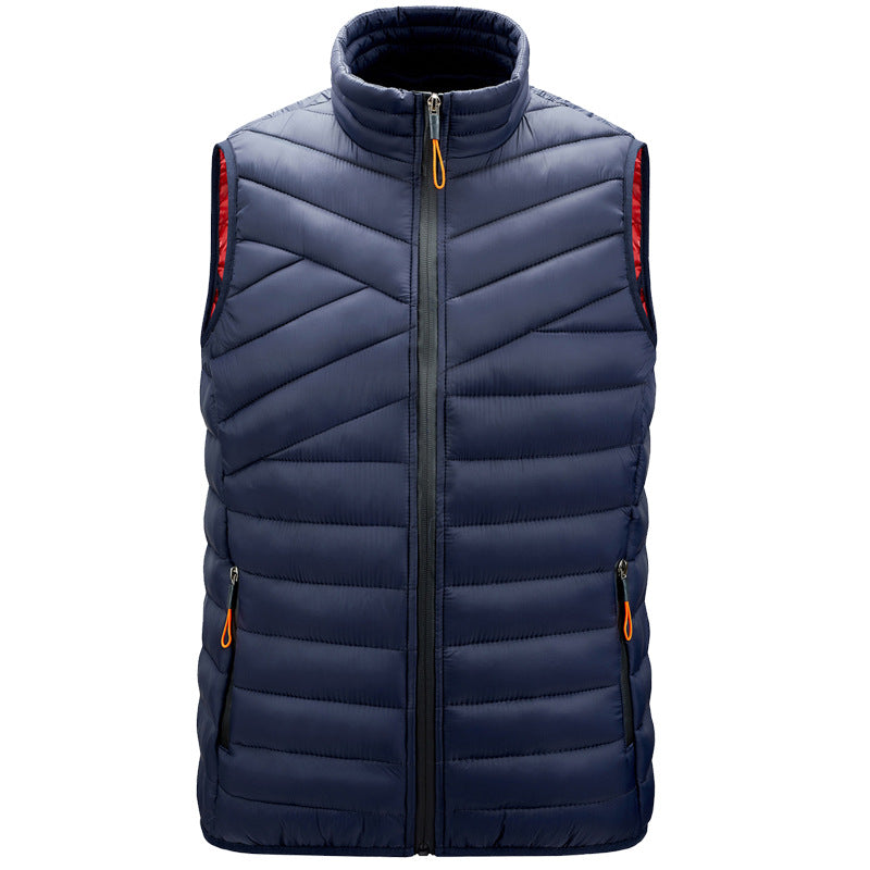 Men's Casual Fashion Solid Color Vest Jacket