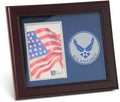 Flags connections Medallion 4 by 6 inch Portrait Picture Frame. The Military Gift Store
