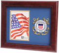 US Coast Guard Medallion Portrait Picture Frame - 4 x 6 Picture Opening. The Military Gift Store