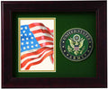 US Army Medallion Portrait Picture Frame - 4 x 6 Picture Opening. The Military Gift Store