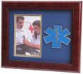 US Air Force Wings Medallion Portrait Picture Frame - 4 x 6 Picture Opening The Military Gift Store
