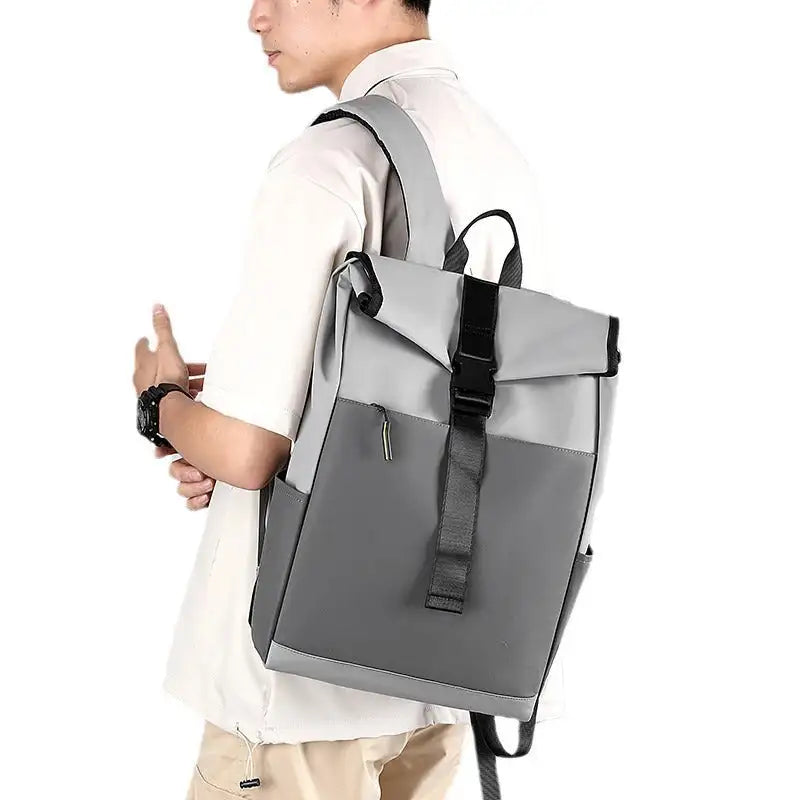Casual Fashion Backpack For Men Women New Laptop Backpack Oxford Cloth Waterproof Short Distance Travel Backpack Men Black - SJB-DIAMOND ELITES