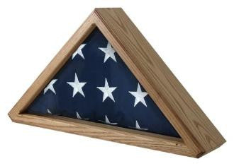 Flag Case for 5ft x 9.5ft Flag - Burial flag case, Senators Flag Display Case The Military Gift Store