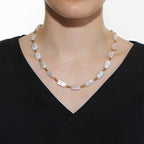 Natural Baroque Pearl Collar Chain Jewelry Pi-Mart