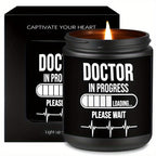 One Lavender Scented Candle, 5.3 Ounces, Made from Soybean Wax. A Great Gift Idea for Doctors, Physicians, And Medical Professionals, Suitable for Both Men And Women, As Well As And . Perfect for Birthdays, Christmas, Thanksg
