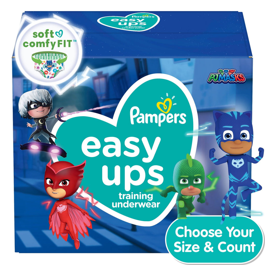Pampers Easy Ups Male Training Pants Size 3T-4T, 76 Count EasyOptionXY LLC